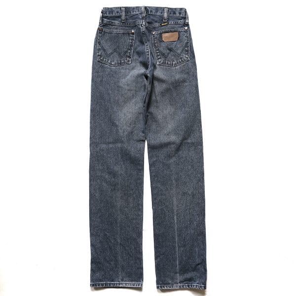 ラングラー 70s 80s USA製 13MWZ デニムパンツ W34 ジーンズ 古着 80s USA製 Wrangler 13MWZ 縦落ち 濃紺 デニム パンツ